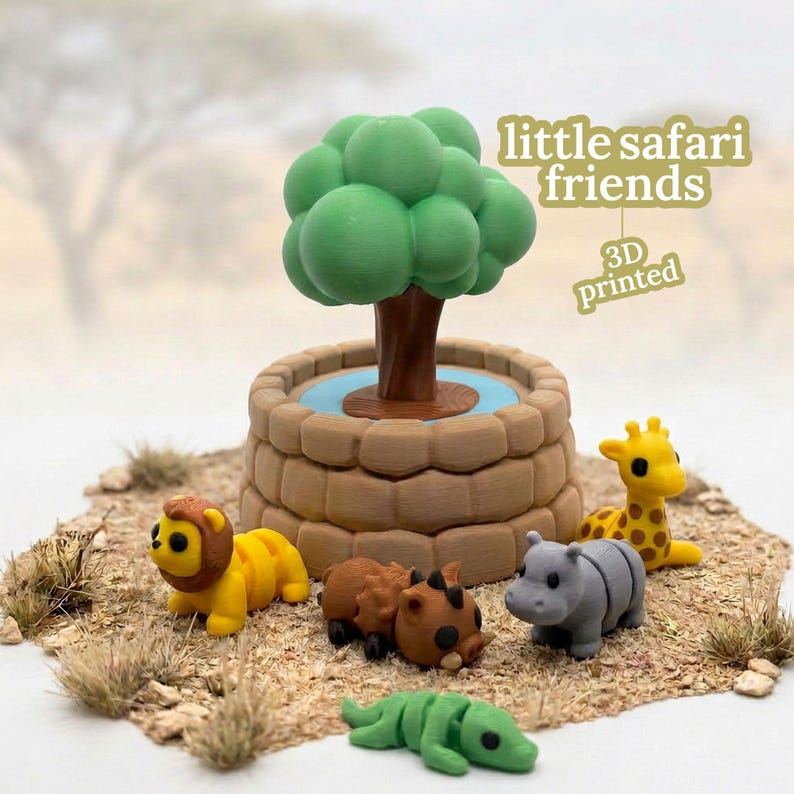 Safari animal playset