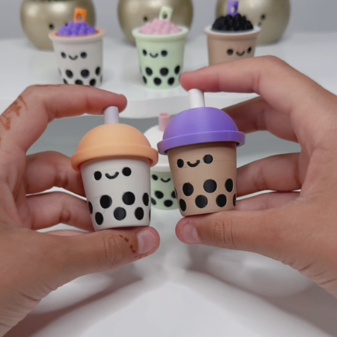 3D Printed Bubble Tea Boba Fidget Clicker