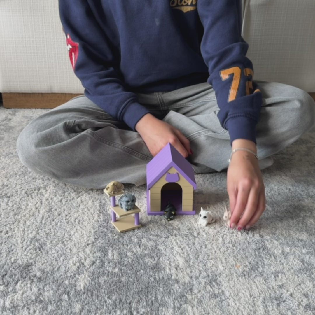 3D Printed Cat Playset