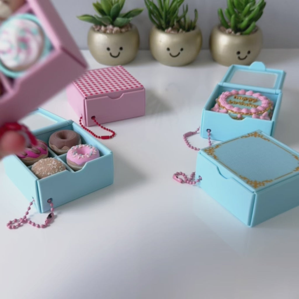 3D Printed Bakery Box Fidget Clicker Toy