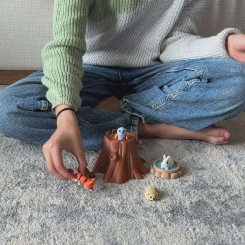 3D Printed Woodland Forest Playset