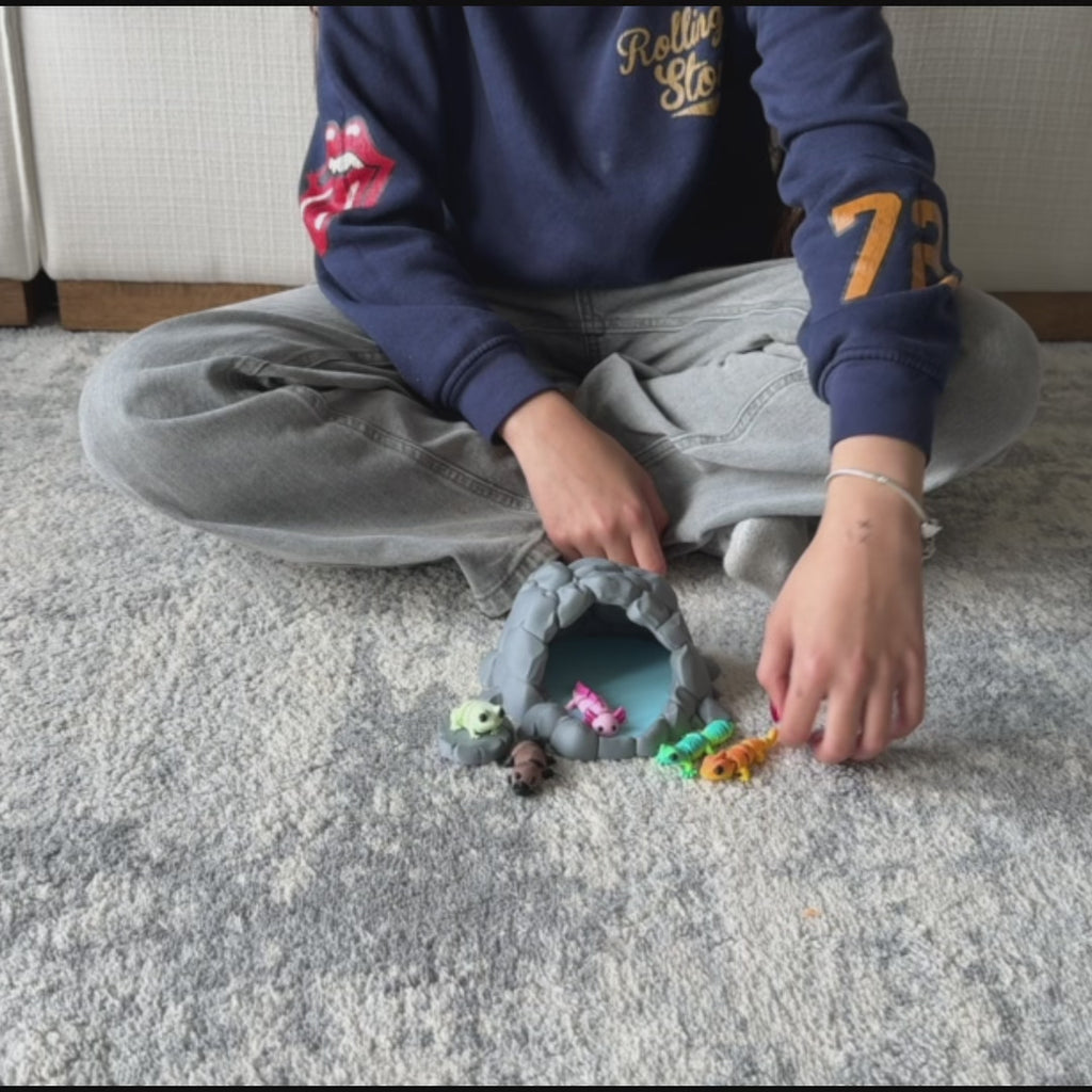 3D Printed Freshwater Animal Playset